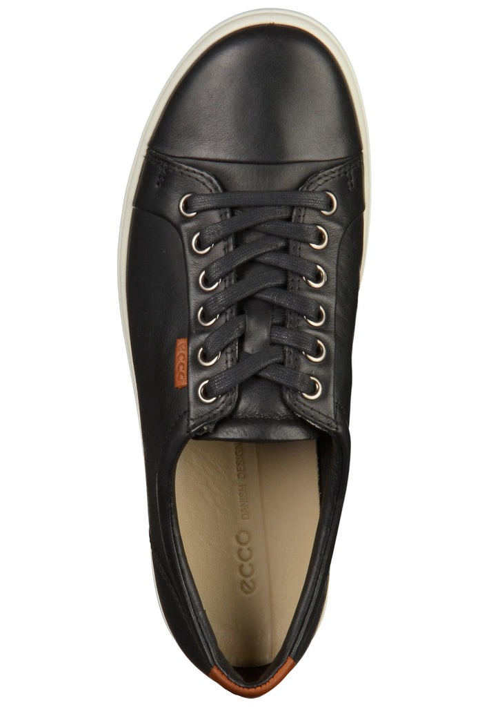 ecco Sneaker Leder Schwarz