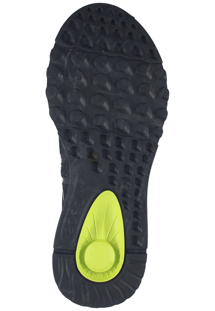 ecco Sneaker Leder Schwarz