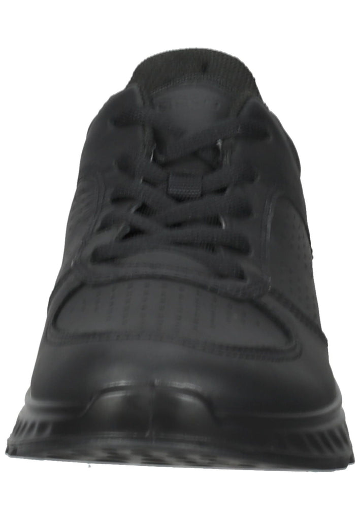 ecco Sneaker Leder Schwarz