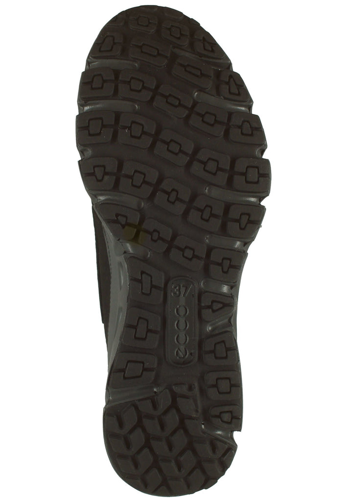 ecco Sneaker Leder Schwarz