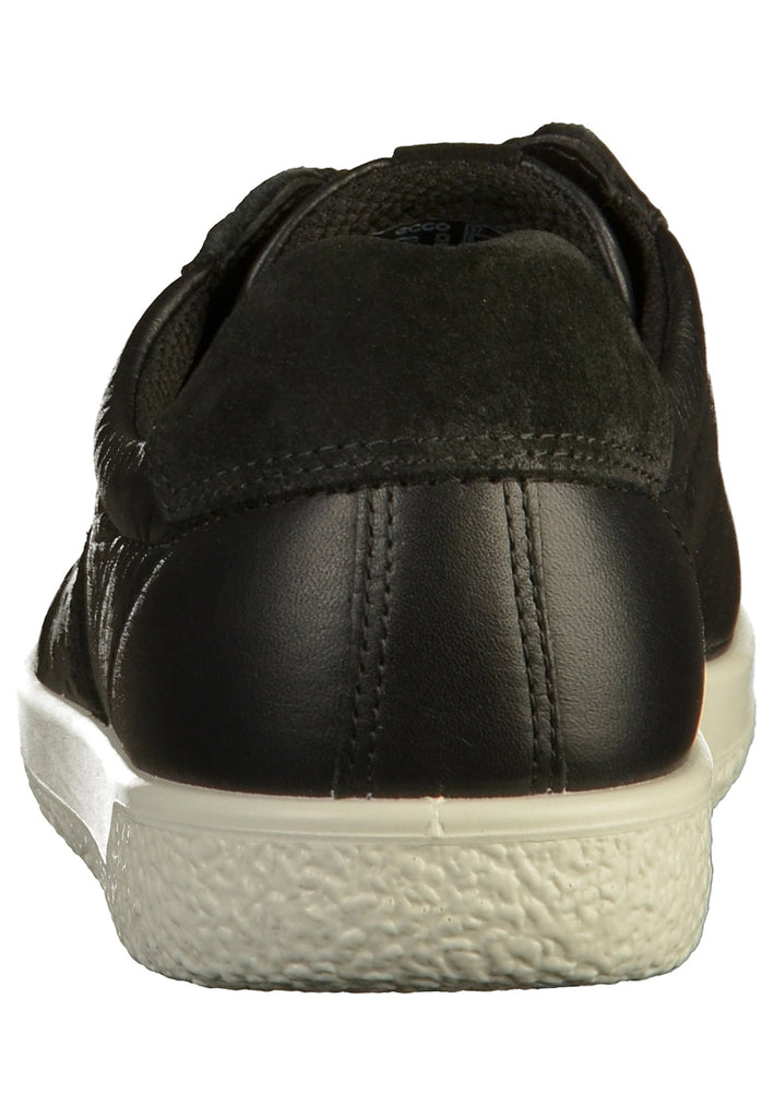 ecco Sneaker Leder Schwarz