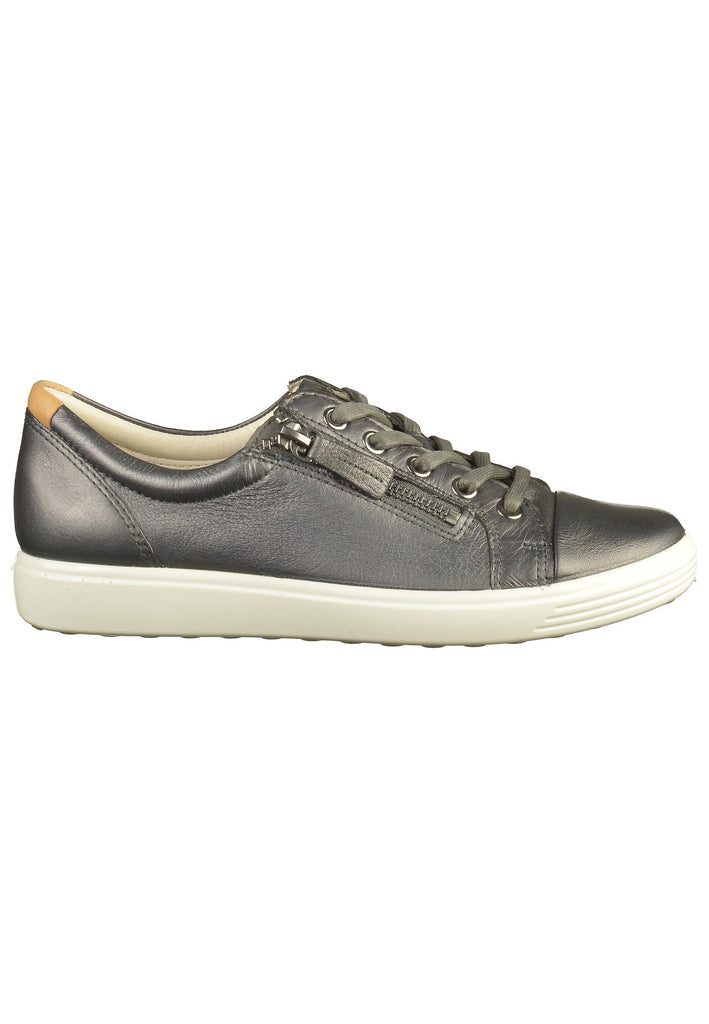ecco Sneaker Leder Schwarz