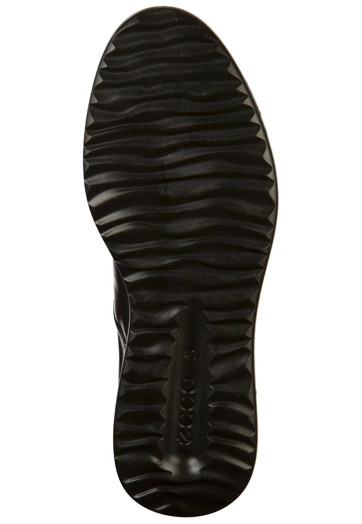 ecco Sneaker Leder Schwarz