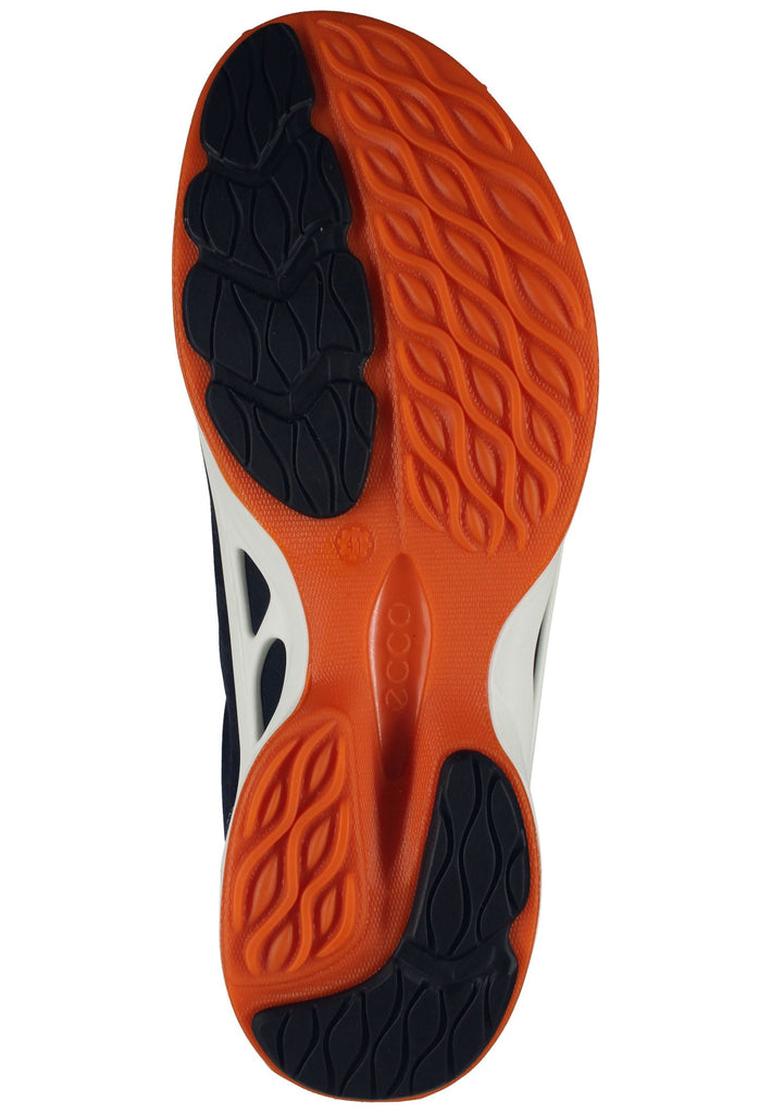 ecco Sneaker Leder Schwarz/Orange