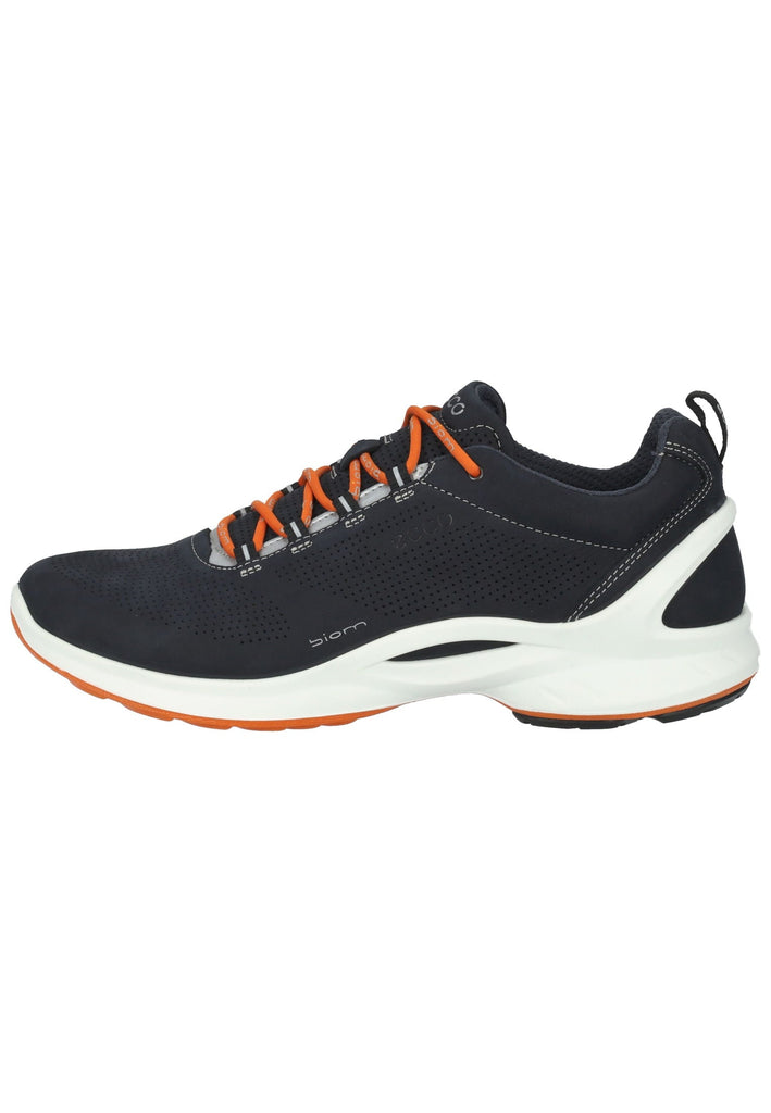 ecco Sneaker Leder Schwarz/Orange