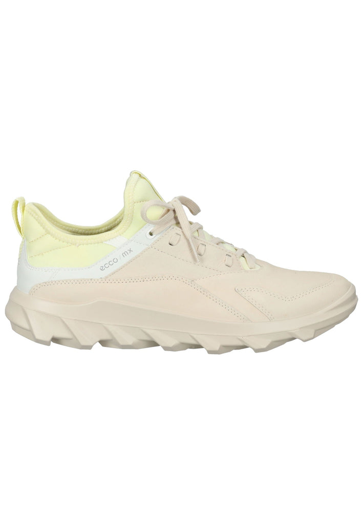 ecco Sneaker Leder/Textil Beige/Gelb