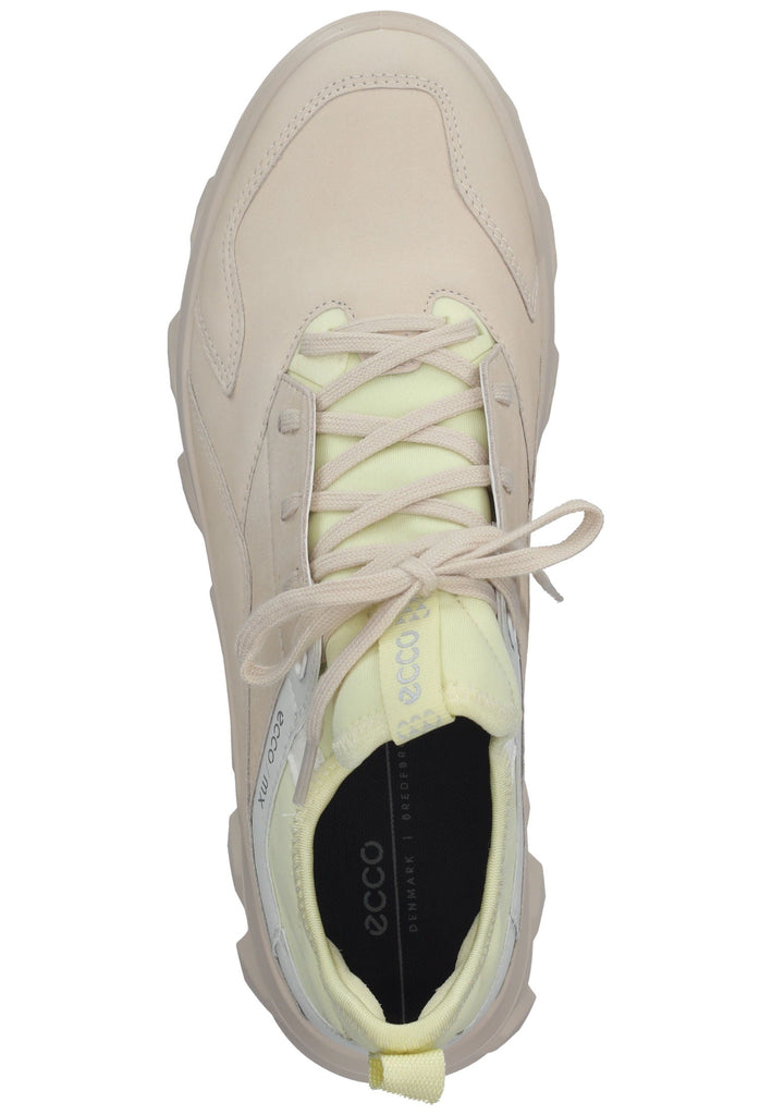 ecco Sneaker Leder/Textil Beige/Gelb