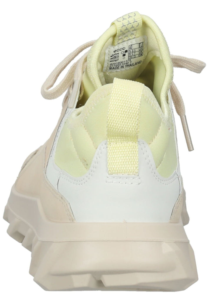 ecco Sneaker Leder/Textil Beige/Gelb