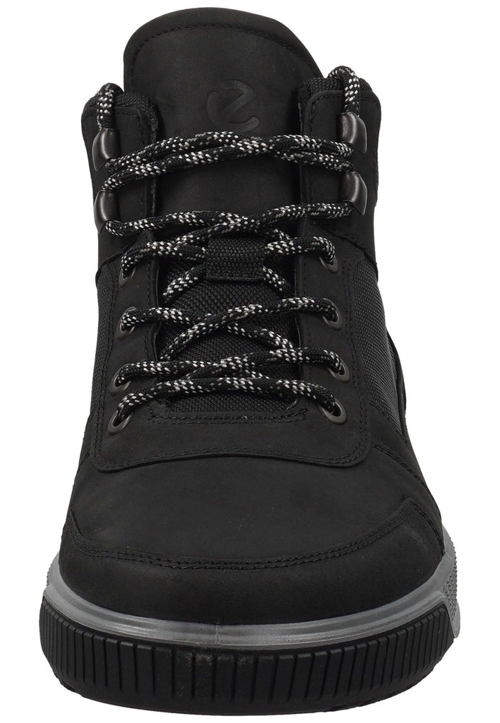 ecco Sneaker Leder/Textil Schwarz