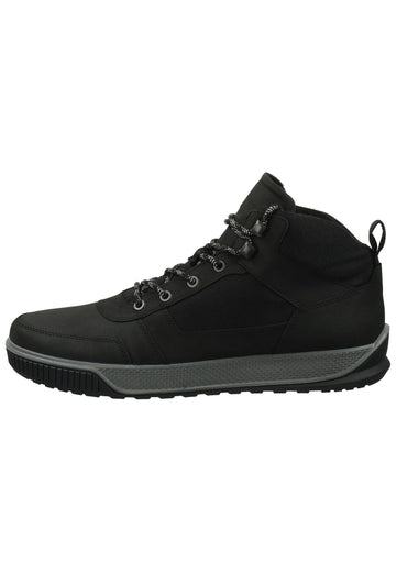 ecco Sneaker Leder/Textil Schwarz