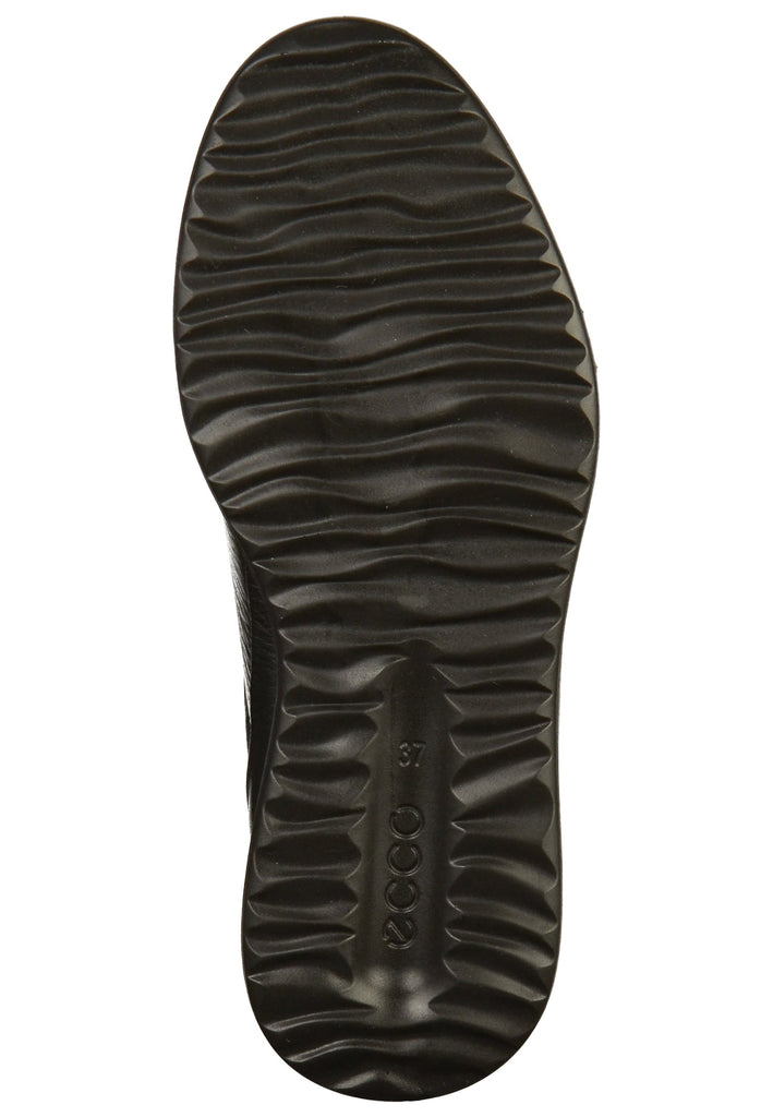 ecco Sneaker Leder/Textil Schwarz