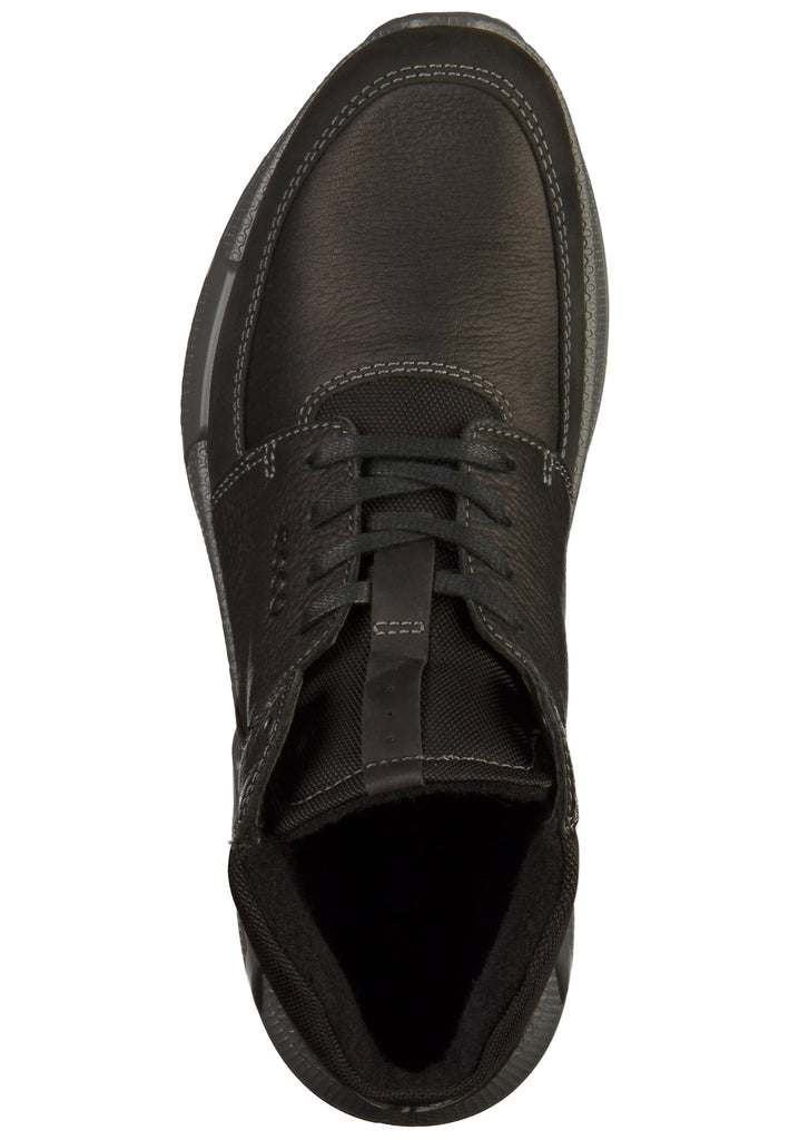 ecco Sneaker Leder/Textil Schwarz