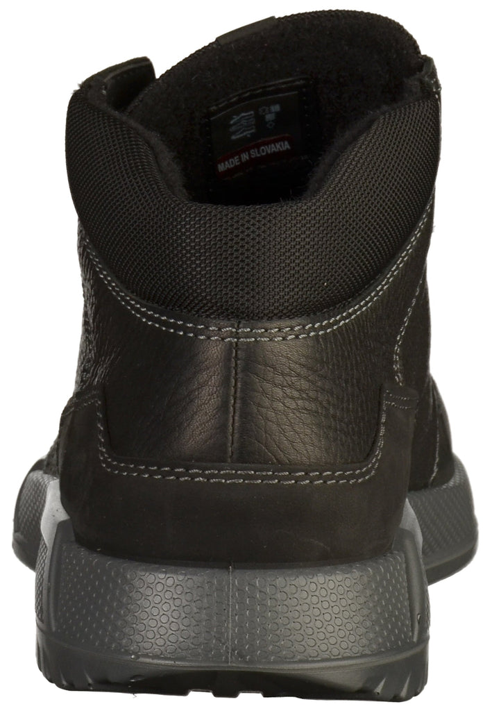 ecco Sneaker Leder/Textil Schwarz