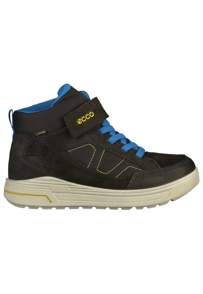 ecco Sneaker Leder/Textil Schwarz