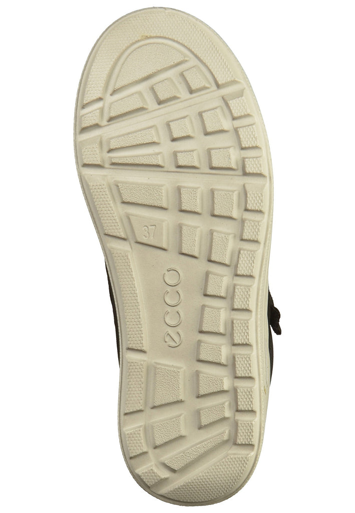 ecco Sneaker Leder/Textil Schwarz