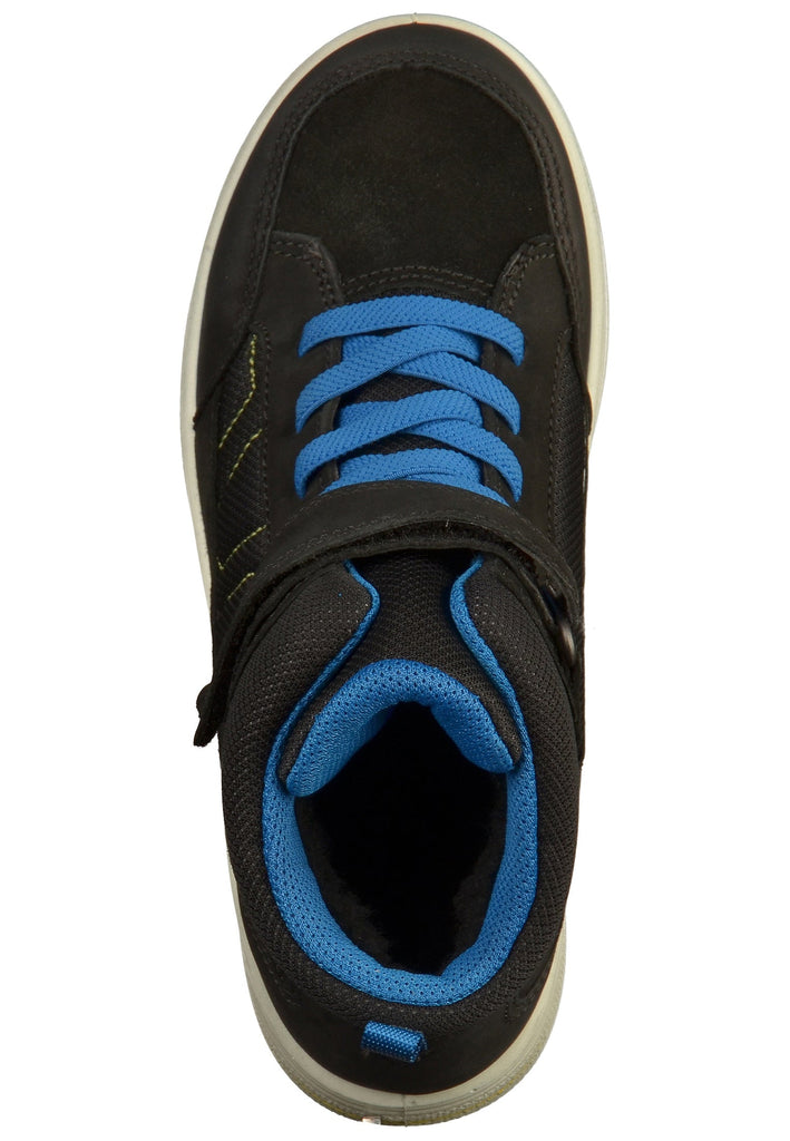 ecco Sneaker Leder/Textil Schwarz