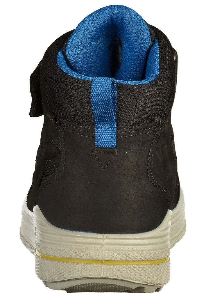 ecco Sneaker Leder/Textil Schwarz