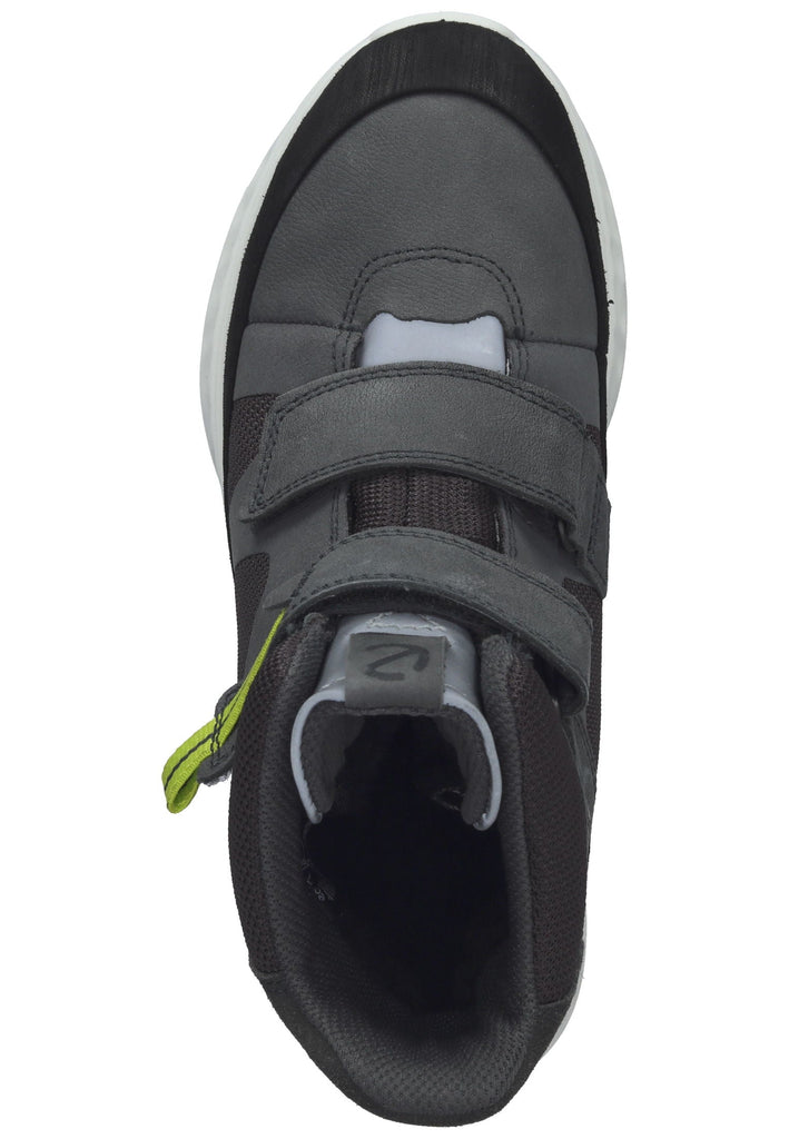 ecco Sneaker Leder/Textil Schwarz/Grau Warmfutter