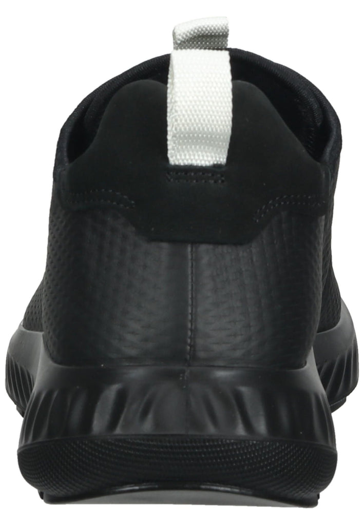 ecco Sneaker Leder/Textil Schwarz/Weiß