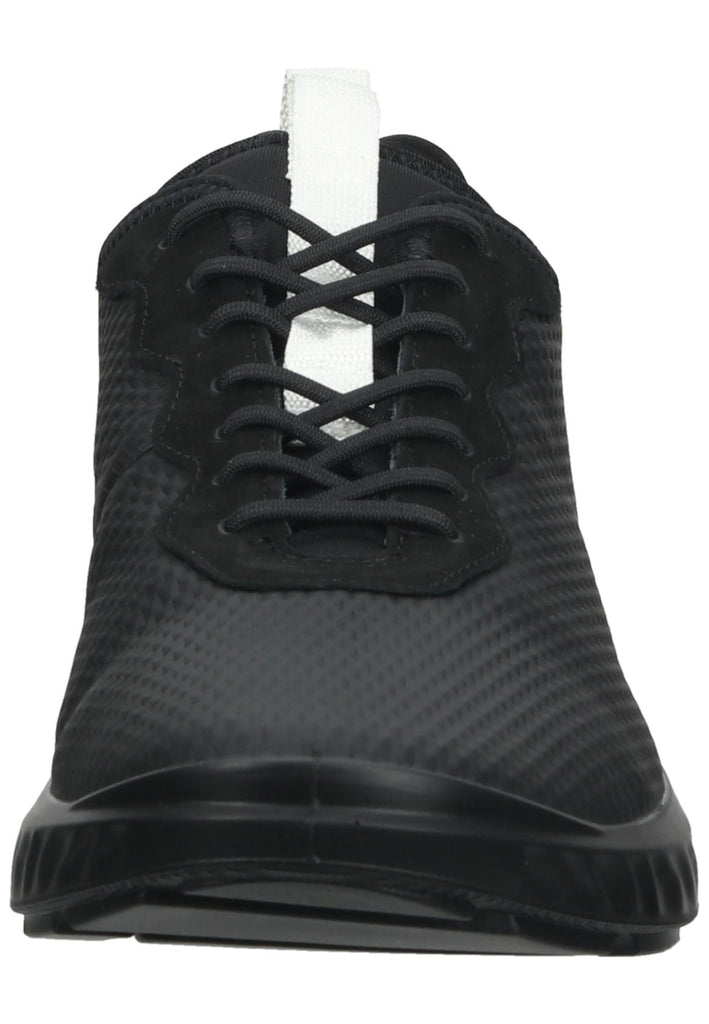 ecco Sneaker Leder/Textil Schwarz/Weiß