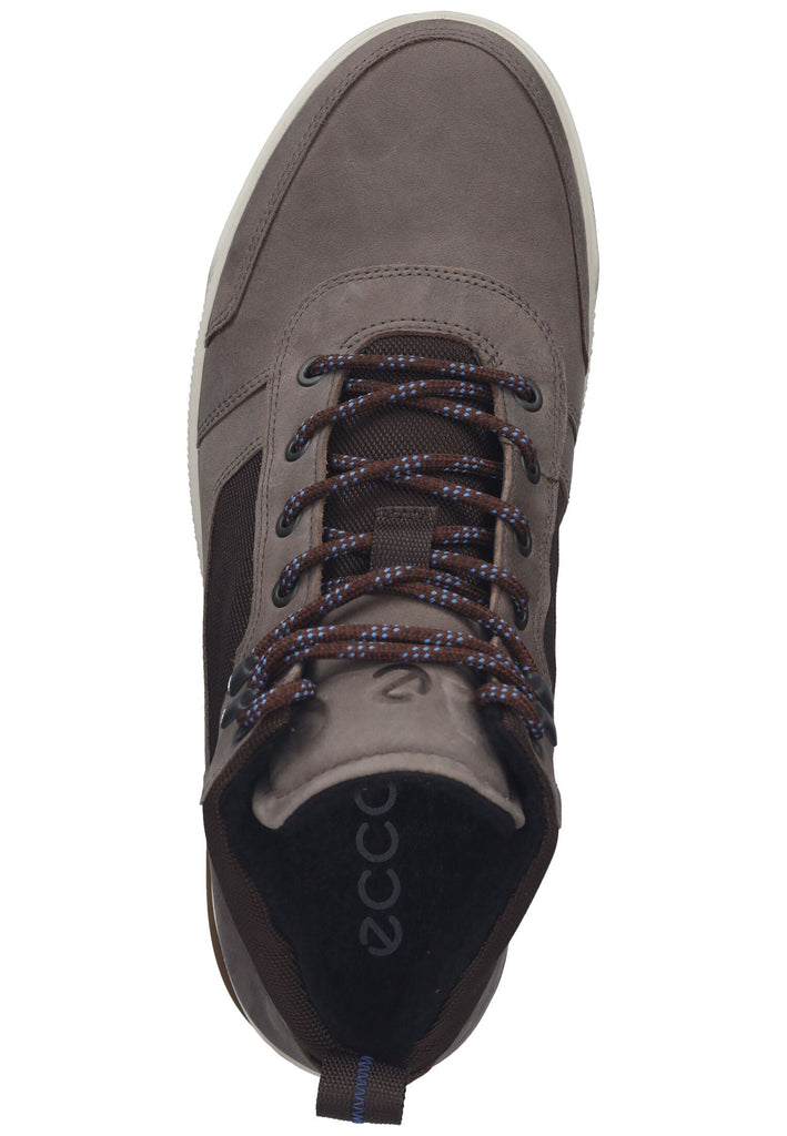 ecco Sneaker Leder/Textil Taupe/Braun