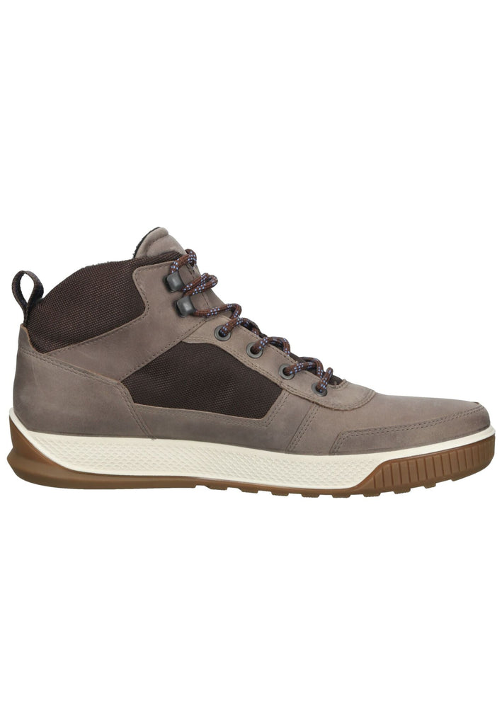 ecco Sneaker Leder/Textil Taupe/Braun