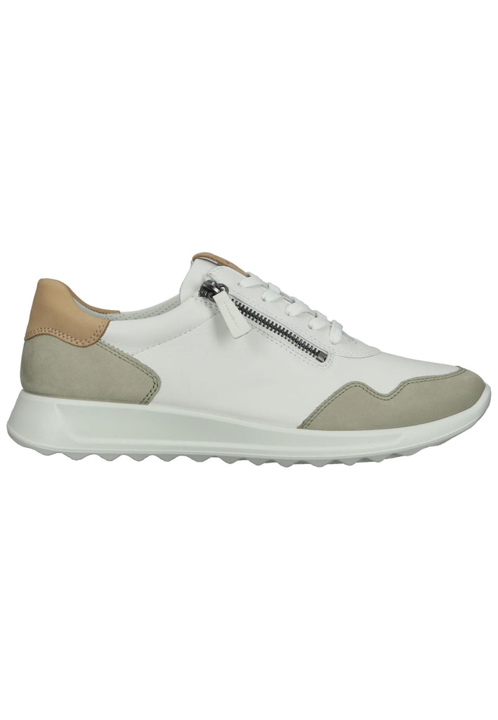 ecco Sneaker Leder Weiß/Beige