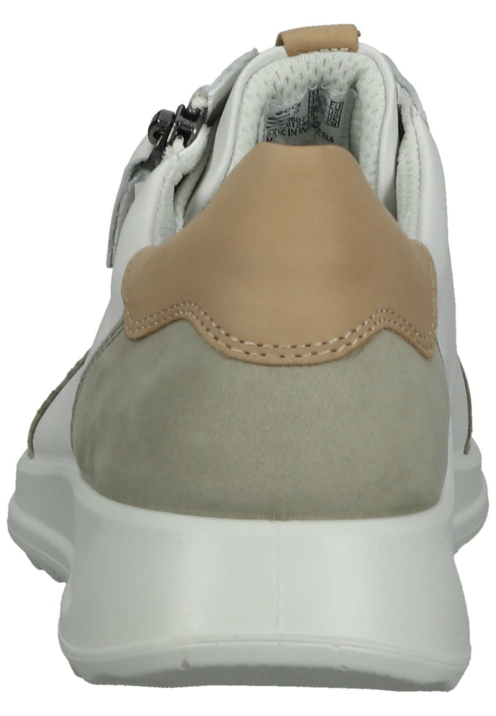ecco Sneaker Leder Weiß/Beige
