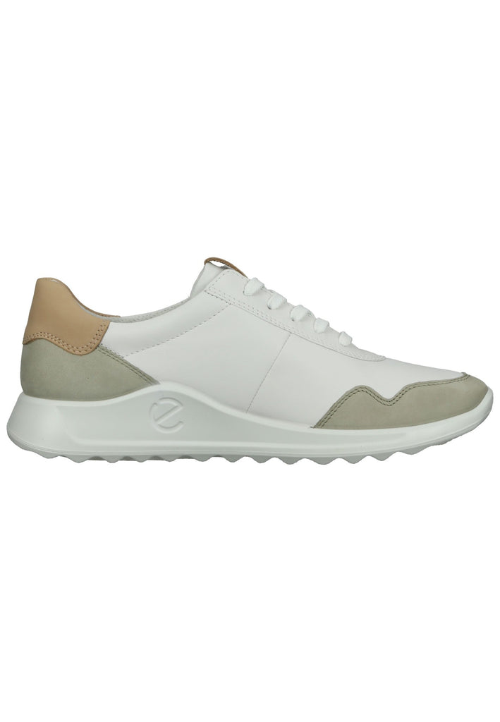 ecco Sneaker Leder Weiß/Beige