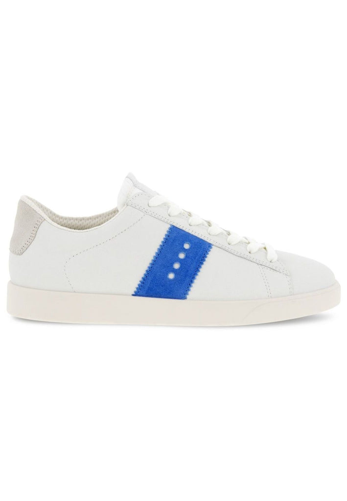 ecco Sneaker Leder Weiß/Blau