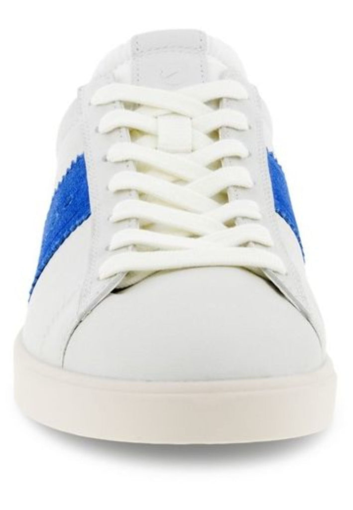 ecco Sneaker Leder Weiß/Blau