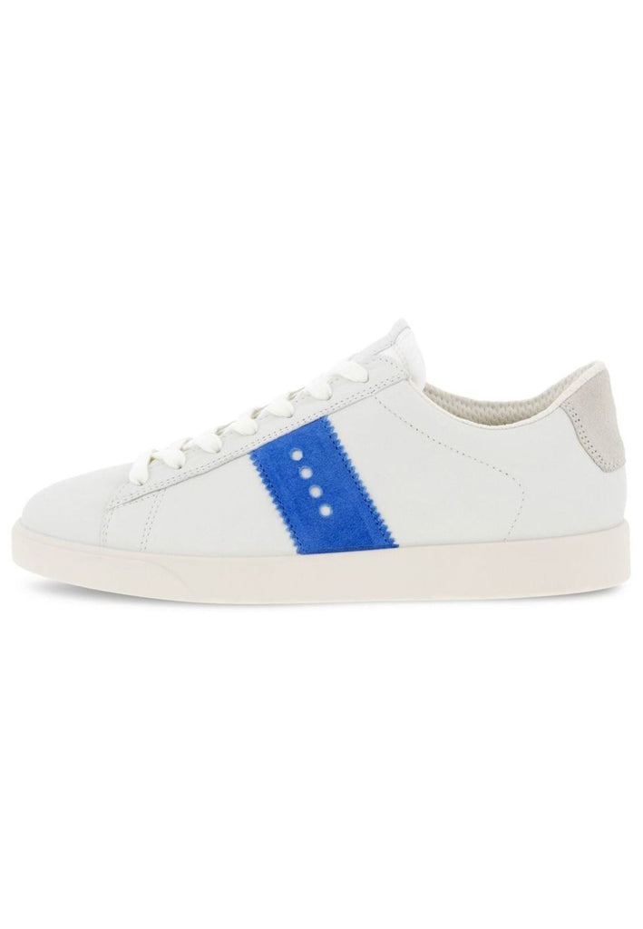 ecco Sneaker Leder Weiß/Blau