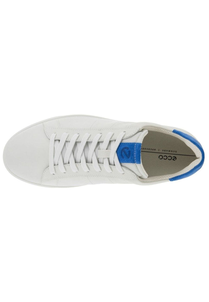 ecco Sneaker Leder Weiß/Blau
