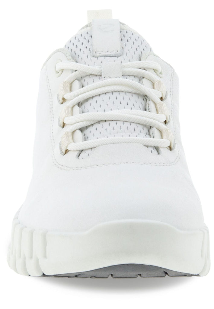 ecco Sneaker Leder Weiß/Grau