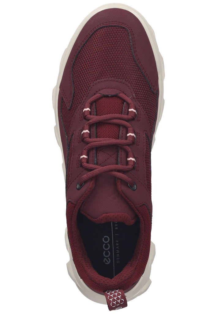ecco Sneaker Lederimitat Bordeaux