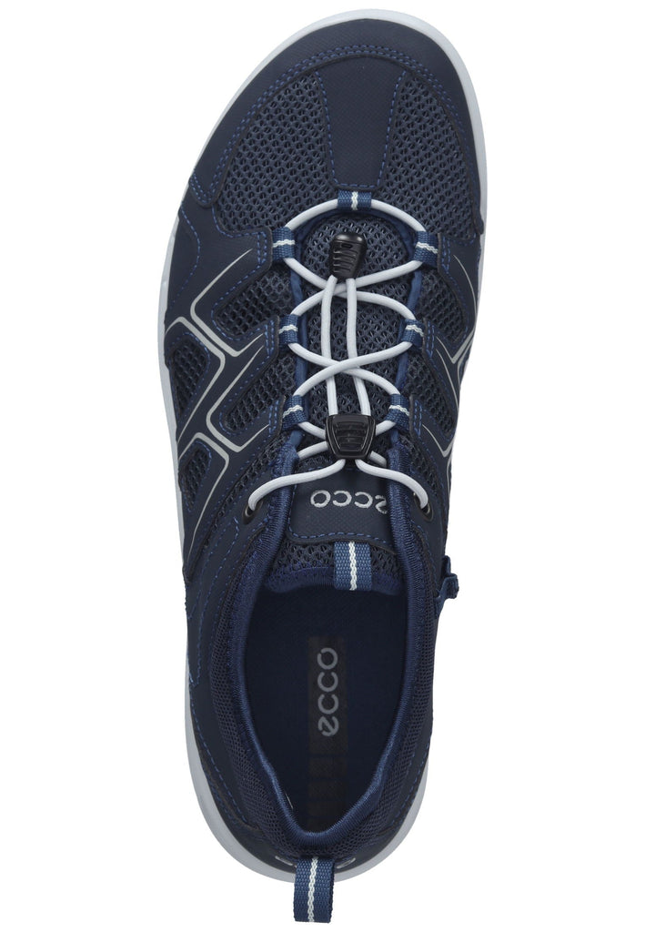 ecco Sneaker Lederimitat Dunkelblau