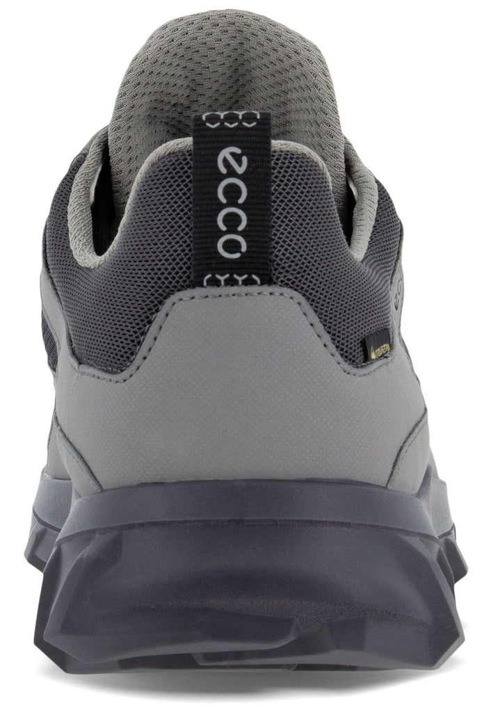 ecco Sneaker Lederimitat Grau/Schwarz