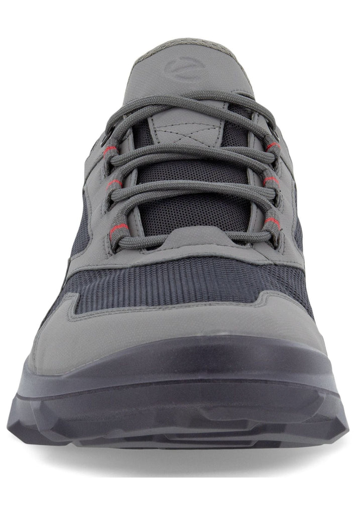 ecco Sneaker Lederimitat Grau/Schwarz