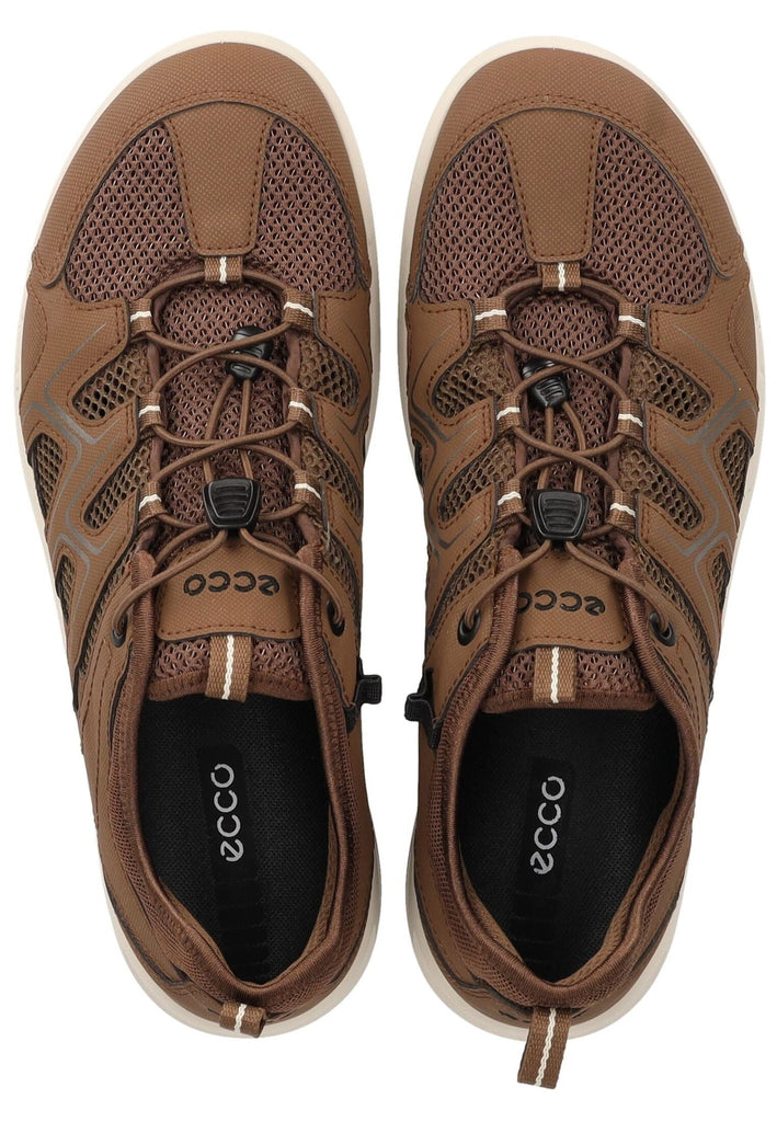 ecco Sneaker Lederimitat/Mesh Braun