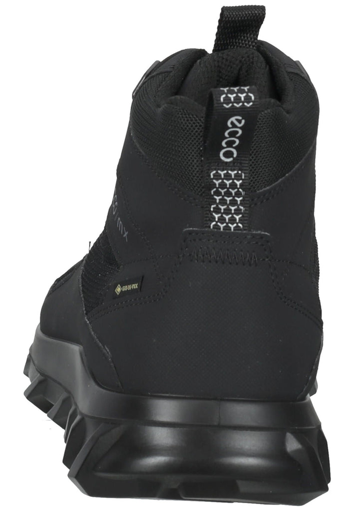 ecco Sneaker Lederimitat Schwarz