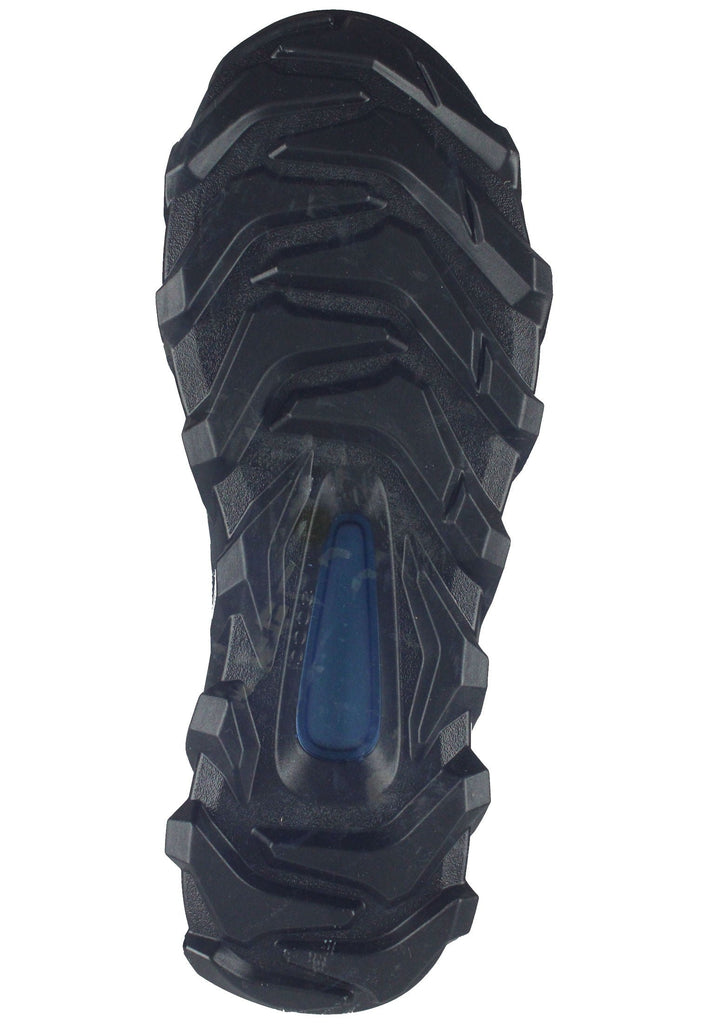 ecco Sneaker Lederimitat Schwarz