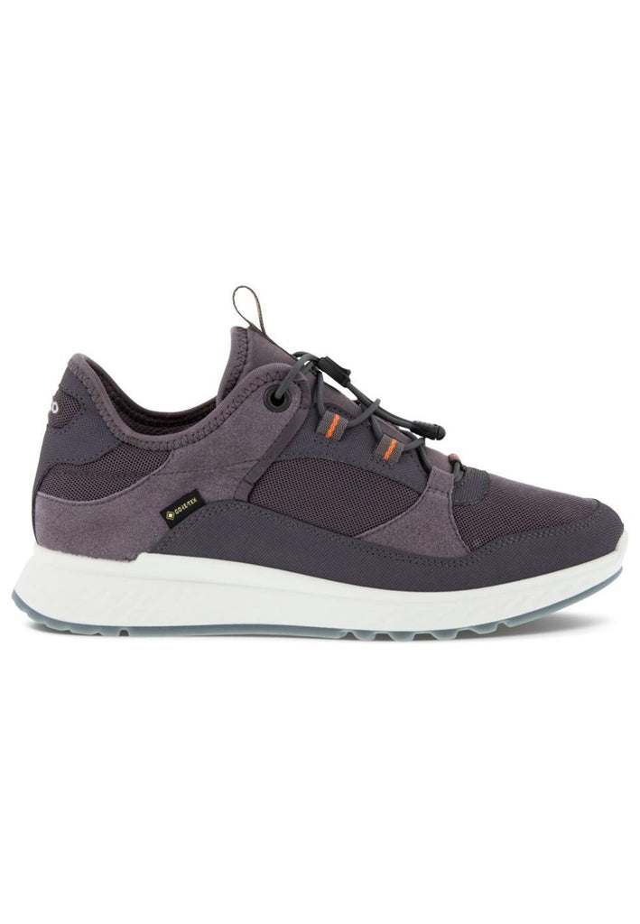 ecco Sneaker Lederimitat/Textil Grau