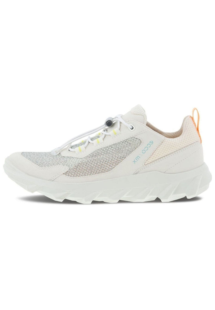 ecco Sneaker Lederimitat Weiß/Grau
