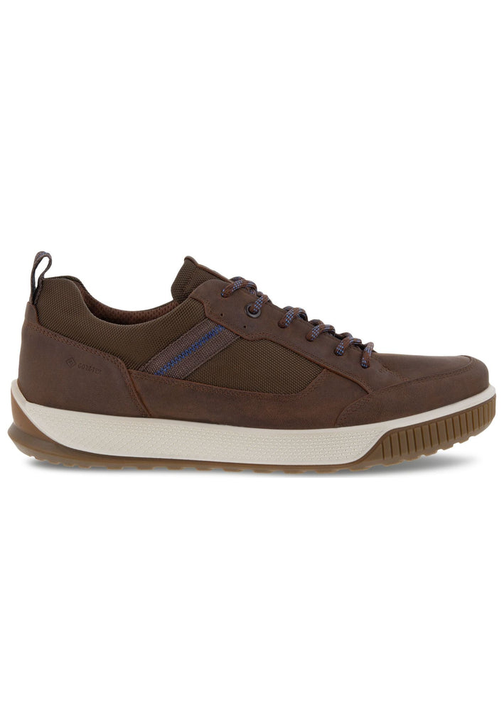 ecco Sneaker Nubukleder Braun/Blau
