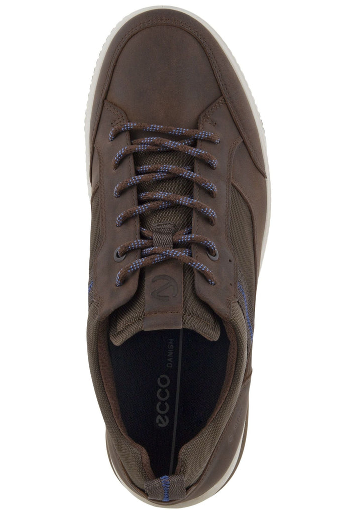 ecco Sneaker Nubukleder Braun/Blau