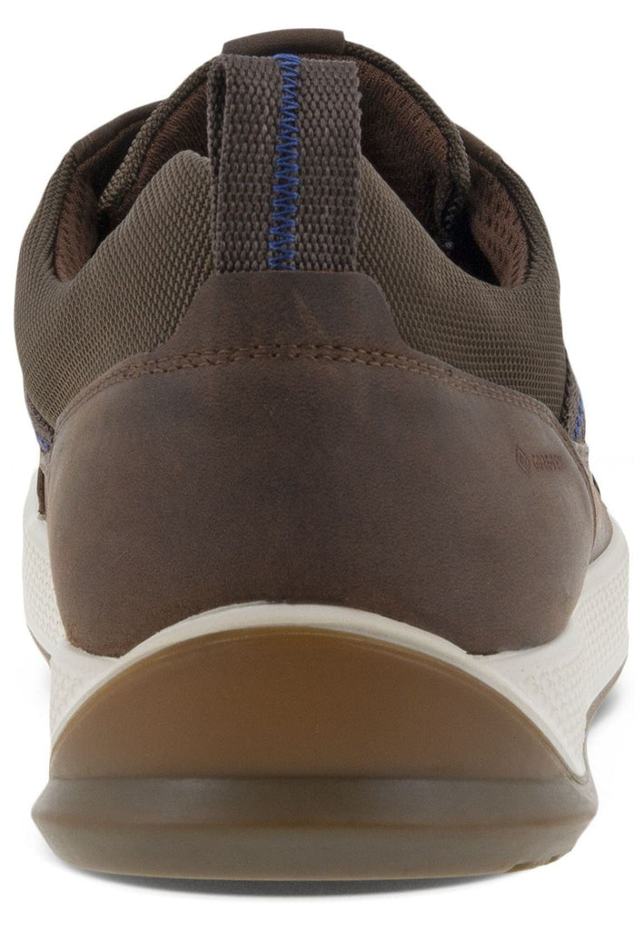 ecco Sneaker Nubukleder Braun/Blau