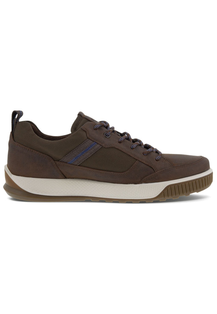 ecco Sneaker Nubukleder Braun/Blau