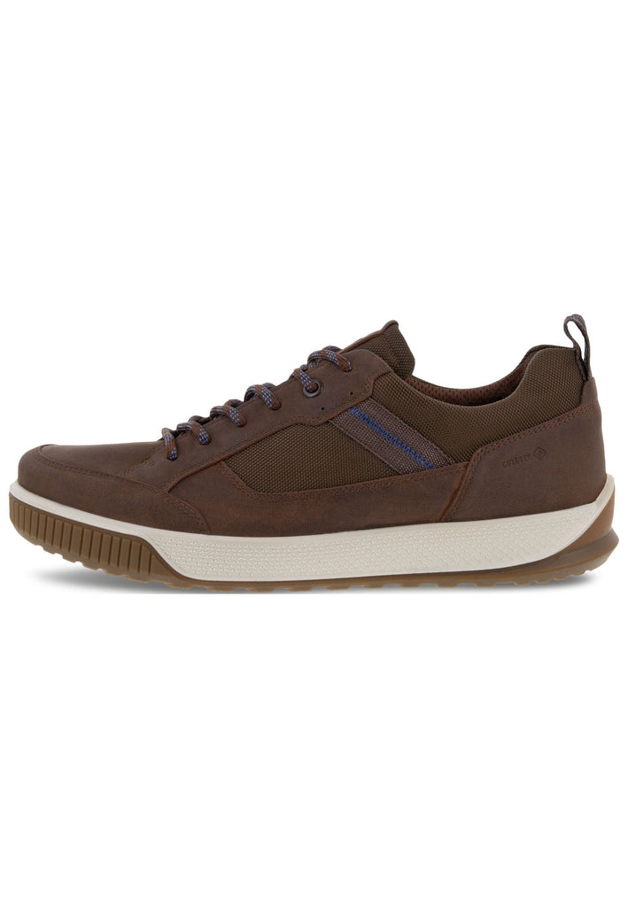 ecco Sneaker Nubukleder Braun/Blau