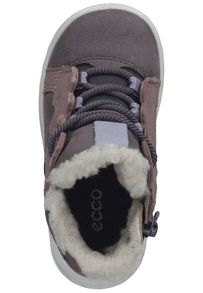 ecco Sneaker Nubukleder Grau/Rosa
