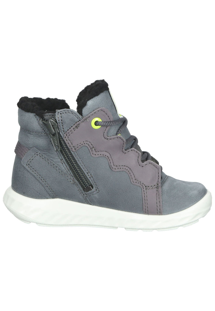 ecco Sneaker Nubukleder Grau Warmfutter